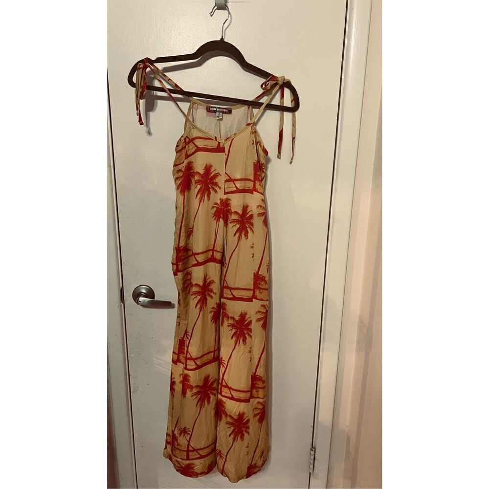 Urban Outfitters Tropical Palm Tree Romper Womens SZ 4 New - Picture 9 of 14
